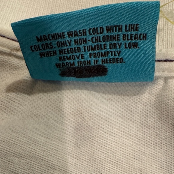 Hollister White Long Sleeve Polo Shirt Vintage 100% cotton Y2K - Picture 4 of 5